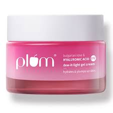 Plum 1 Hyaluronic Acid Dew It Light Gel Moisturizer for Face Oil free lasting hydration 50 g