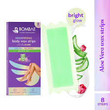 Bombay Shaving Company Body Wax Strips For Sensitive Skin 1 pc 8 Strips PLUS 2 Post Wax Strips