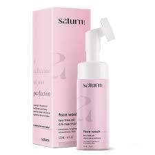 Saturn by GHC Foaming Face Wash With Deep Cleansing Brush for Acne Oil Control 120 ml