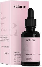 Saturn by GHC 2 Alpha Arbutin Face Serum For Pigmentation Acne Marks Dark Spots Tan Removal with Kojic Acid Hyaluronic Acid 30 ml