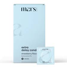 mars by GHC Extra Dotted Delay Condoms for Men 10 Condoms Pack of 1