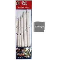 Private Lable Blending Stumps and Tortillions Paper Art Blenders with Eraser Pack of 6 White