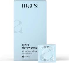 mars by GHC Extra Dotted Delay Condoms for Men 10 Condoms Pack of 1