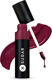 SUGAR Cosmetics Partner In Shine Transferproof Glossy Lipstick Transferproof Smudgeproof 3ml 13 Mulberry Merlot