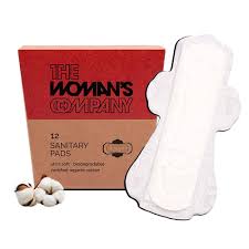 The Woman s Company Sanitary Pads for Women Night Pad Pack of 12pcs