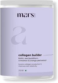 Mars By GHC Plant Based Collagen Builder For Glowing Skin And Hair Growth 250 g