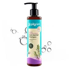 Pilgrim Spanish Rosemary Biotin Anti Hairfall Shampoo for Reducing Hair Loss Breakage 200ml