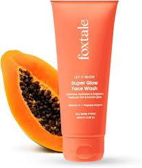 Foxtale Super Glow Face Wash Vitamin C Papaya Enzyme 150ml