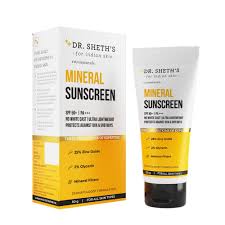 Dr Sheths Mineral Sunscreen SPF 50 PA Water Proof Sunscreen 50g