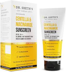 Dr Sheths Centella Niacinamide Oil Acne Control Sunscreen 50g