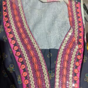 Fusion Women S Size Kurti Set Greyn Colour