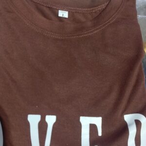 Private Label Womens Brown S Size T Shirt Over Thinking