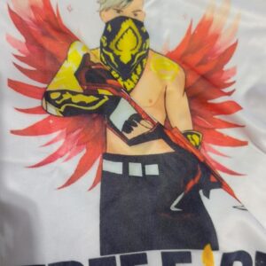 Private Label Boys T Shirt Free Fire White 20 Size