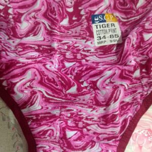Private Label Pink And Red Mix Colour 34 Size Panty For Women