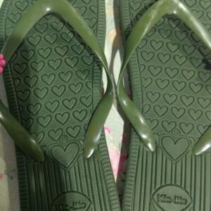 Private Label Women Green Sandle 7 No