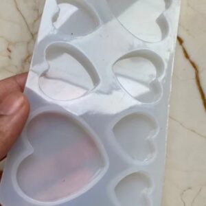 Private Label Resion Silicond Mold Storage box for jewellary Making hart Shape Cut