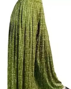 Private Label Women New Palazzo Size M Colour Green And White