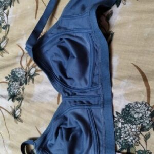 Private Label WOMEN FULL COVERAGE SEAMLESS DOUBLE LAYER PERFECT FIT NON PADDED BRA Size 42 Colour Dark Blue