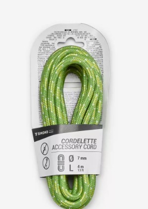 SIMOND 2 mm 10 m Accessory Carrying Cord for Climbing Green