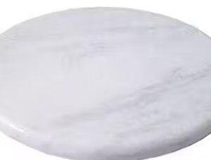 Private Label MBSC White Marble Chakla Roti Maker Rolling Board 9 Inch
