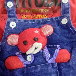 Private Label Baby Boys And Girls 22 Size Red Jumpshuit Front Teady Bear