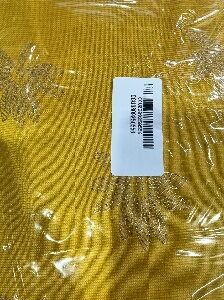 Private Label Womens saree Lemon Yellow And Plum