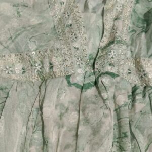 Avaasa Green Colour Aliya Style Grown L Size