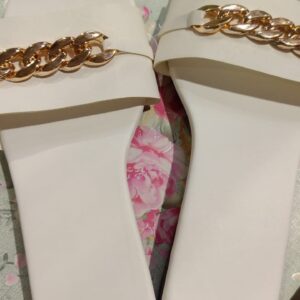 Private Label Womens Foot wear White Sandel 37 Size