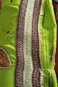 Private Label Womens Green Saree