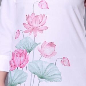 Private Label Woman Pink Printed Kurti Size XL