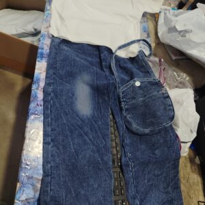 Private Label kids dress WHITE AND BLUE