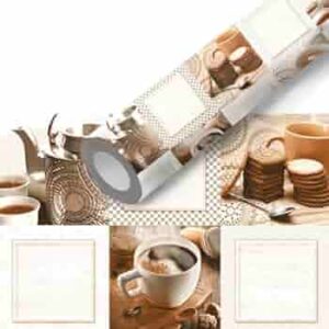 Private Label WallDaddy Brown Kitchen Wall Stickers Private Labe