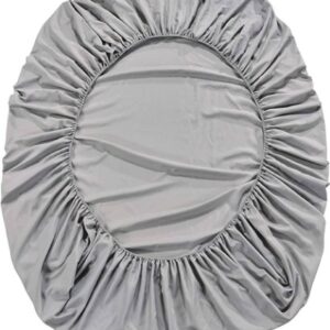 Private Label Solid Bed Sheet Fitted Sheet with Elastic Band Plain Bedding Mattress Cover Bedsheet