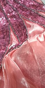 Private Label Girls 26 Size Frock Peach Colour