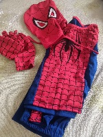 Private Label Spiderman Dress Red Blue Colour 30 Size