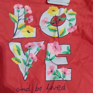 Private Label Girls T Shirt Red Colour 26 Size