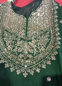 Private Label Girls Salowar Set 30 Size Green