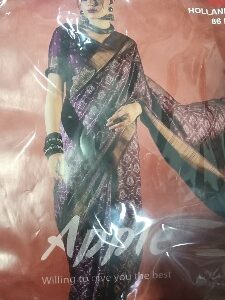 Private Label Women Silk Wine Saree