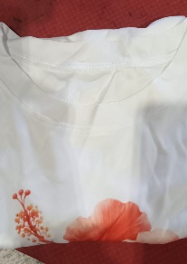 Private Label Girls White T Shirts L Size