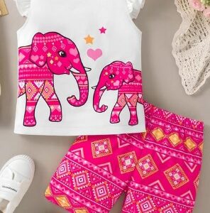 Private Label Modern Elegant Girls Top Bottom Sets SIZE 20 WHITE COLOUR