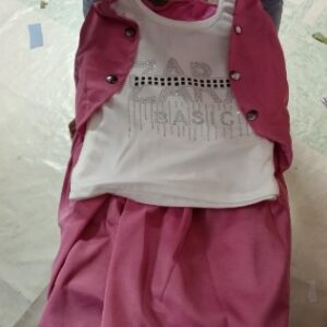 Private Label GIRLS DRESS PINK AND WHITE SIZE 28