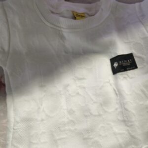 Private LabeL KIDS CLOTHE SET WHITE FREE SIZE