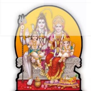 god Shiv parpar mdf wooden showpiece for table