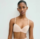 Private Label Womens padded Bra 28 Size Beige