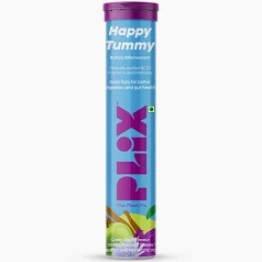 PLIX Happy Tummy Pre Probiotic 15 Effervescent Tablets