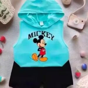 Private Label Boy Mickey mouse Dress Size 6 To 9M Colour Blue