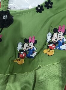 Private Label Girls Dress Black green free Size