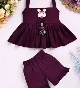Private Label New girls frock dress baby girls frock dress parpel frock 4 To 6Y