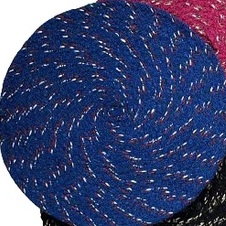 Private Label Soft Round Door Mat Blue