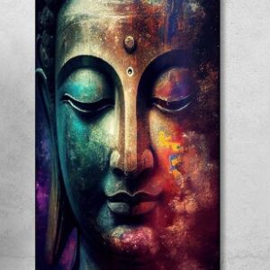 Private Label SAF paintings Unframed Rolled Art Print||Lord Buddha Canvas Wall Art Print